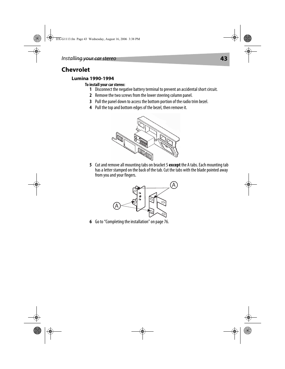 43 chevrolet | Dynex DX-G1113 User Manual | Page 43 / 156