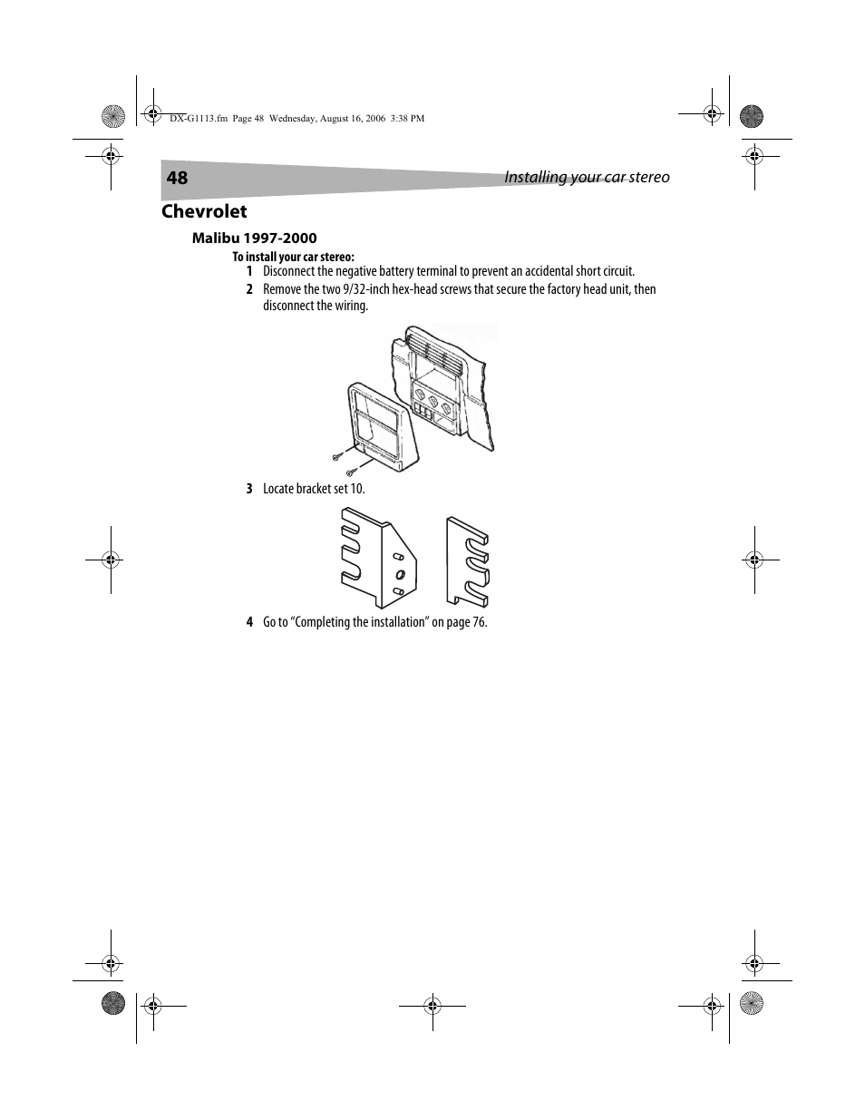 Chevrolet | Dynex DX-G1113 User Manual | Page 48 / 156