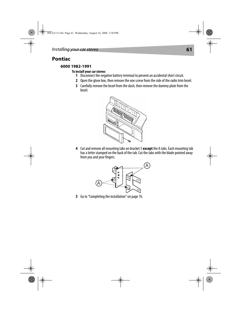 61 pontiac | Dynex DX-G1113 User Manual | Page 61 / 156