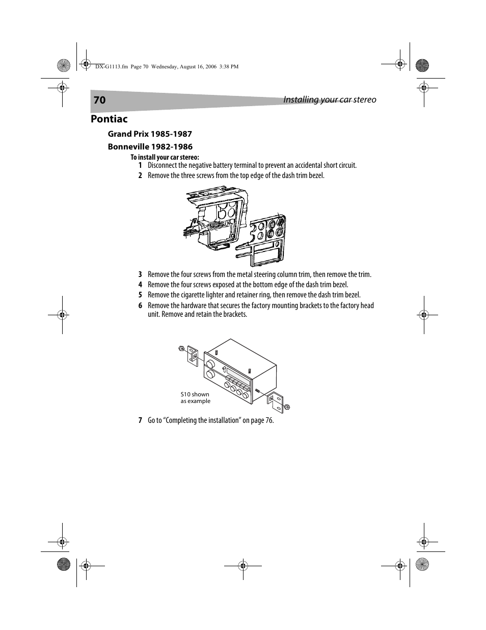 Pontiac | Dynex DX-G1113 User Manual | Page 70 / 156