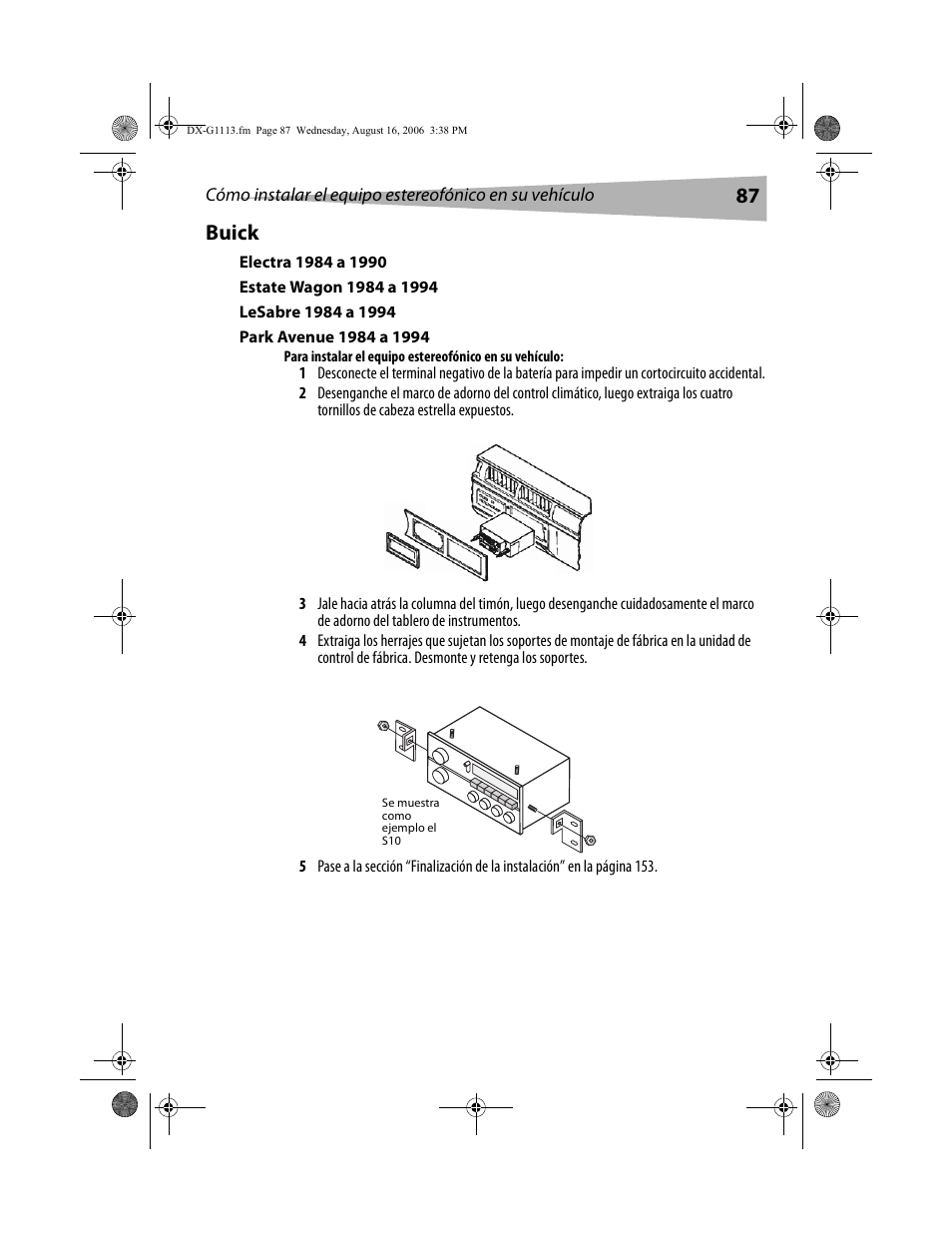 87 buick | Dynex DX-G1113 User Manual | Page 87 / 156