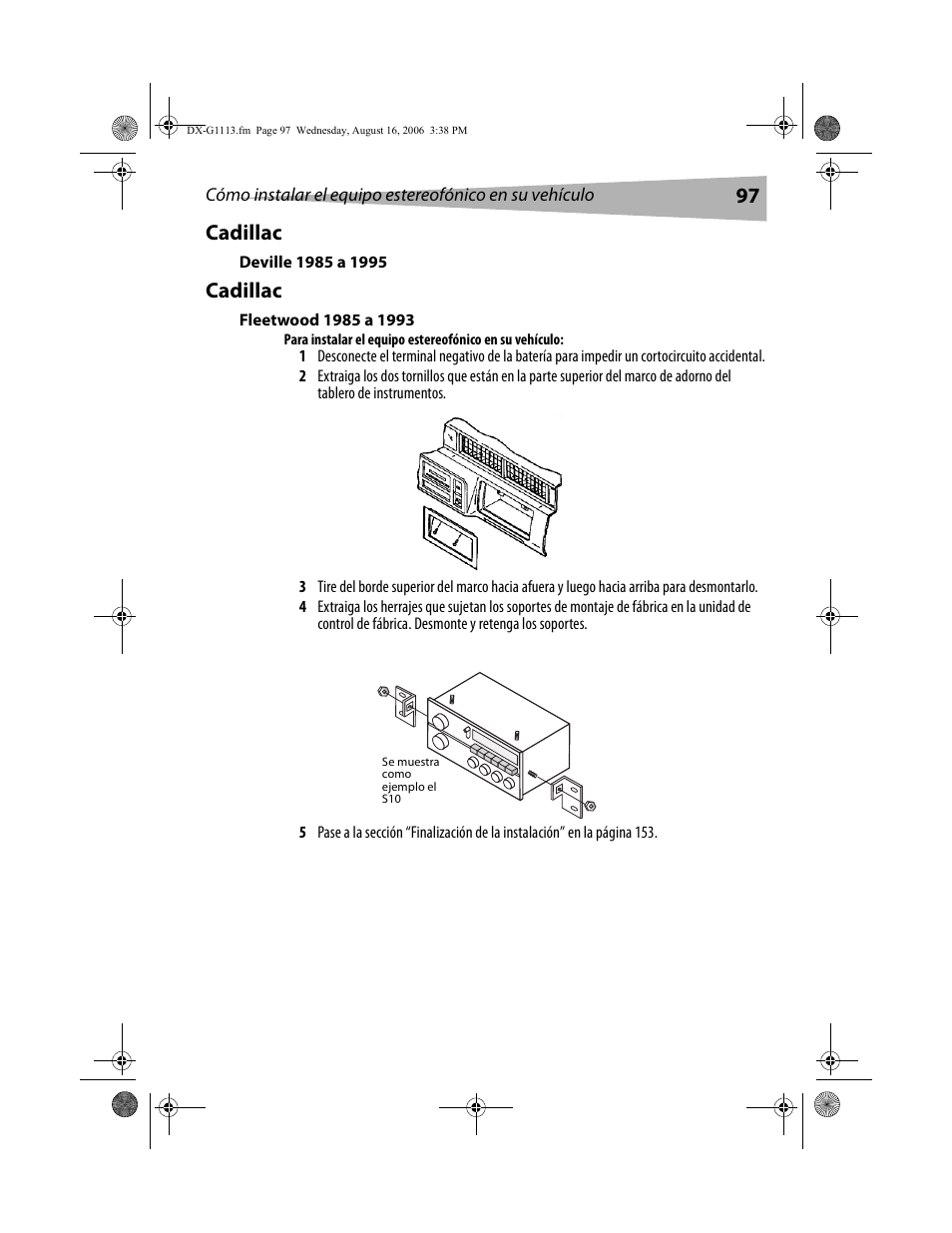 97 cadillac, Cadillac | Dynex DX-G1113 User Manual | Page 97 / 156