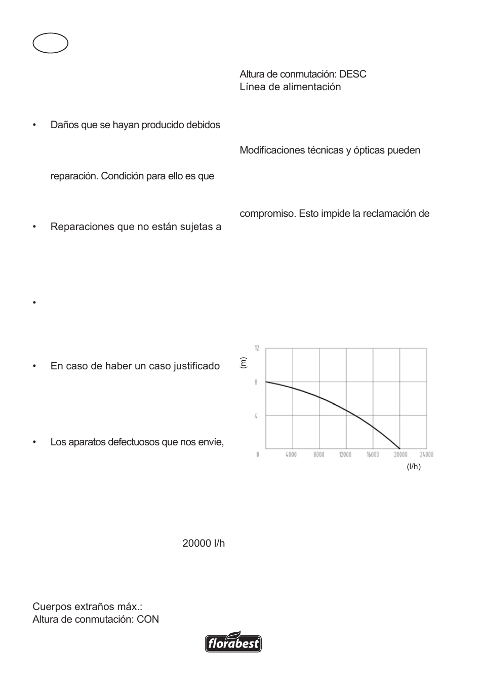 Datos técnicos | Florabest FTS 1100 A1 User Manual | Page 12 / 54