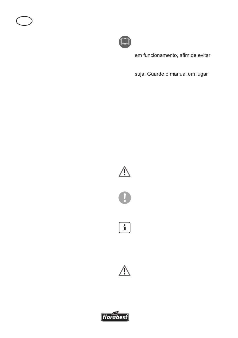 Medidas de segurança, Tradução do manual de instruções original, Conteúdo | Florabest FTS 1100 A1 User Manual | Page 22 / 54