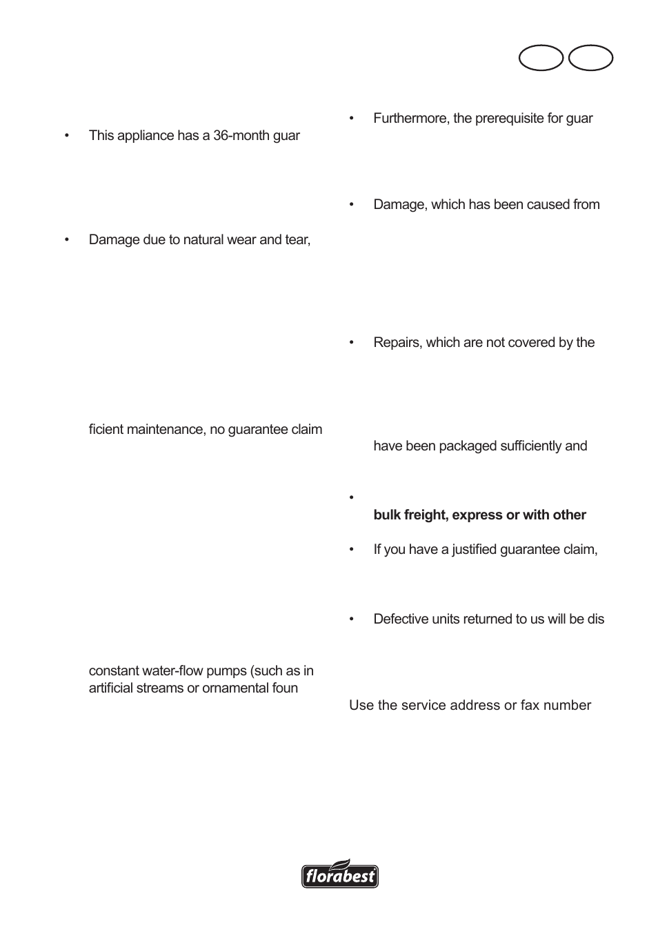 Spare parts order, Mt gb | Florabest FTS 1100 A1 User Manual | Page 39 / 54