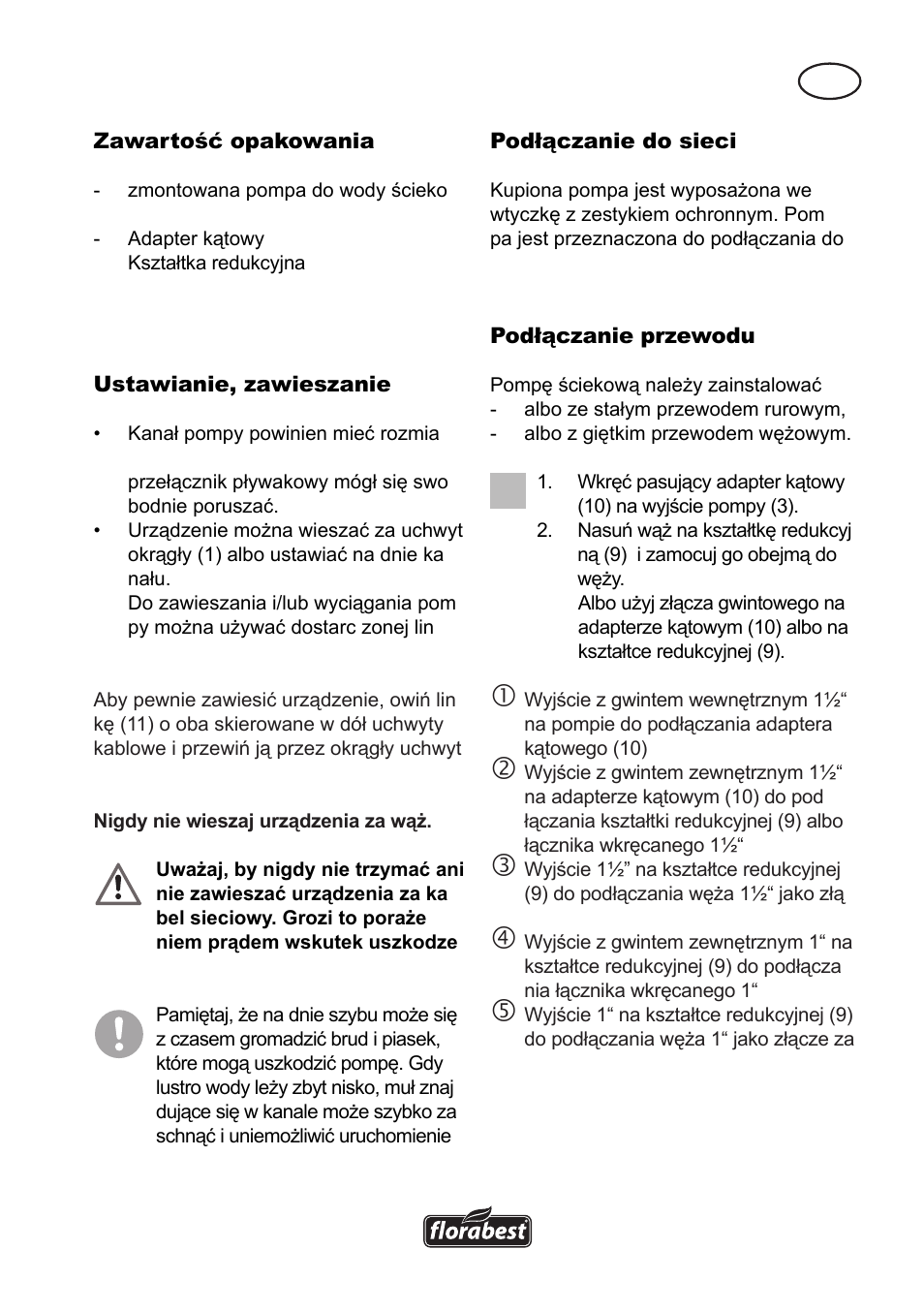 Uruchamianie | Florabest FTS 1100 A1 User Manual | Page 17 / 74