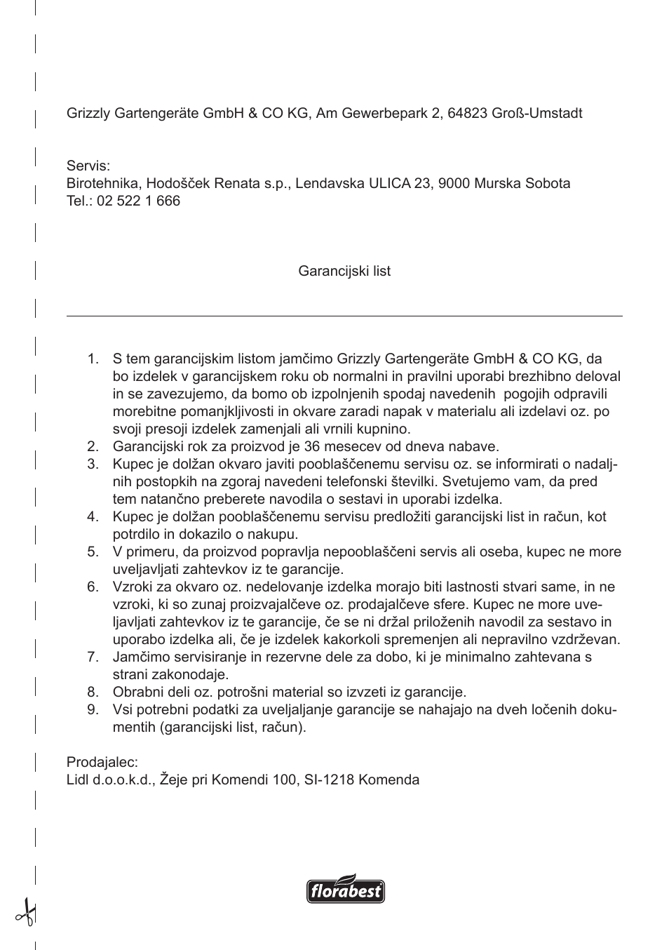 Florabest FTS 1100 A1 User Manual | Page 41 / 74