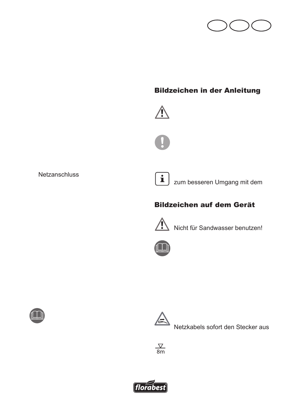 Sicherheitshinweise, Originalbetriebsanleitung, Inhalt | Ch at de | Florabest FTS 1100 A1 User Manual | Page 61 / 74