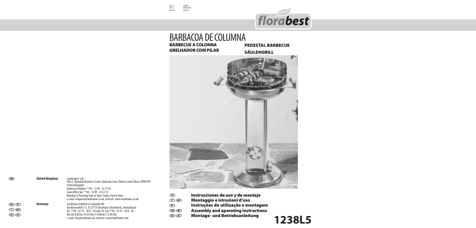 Florabest 1238L3 User Manual | 22 pages