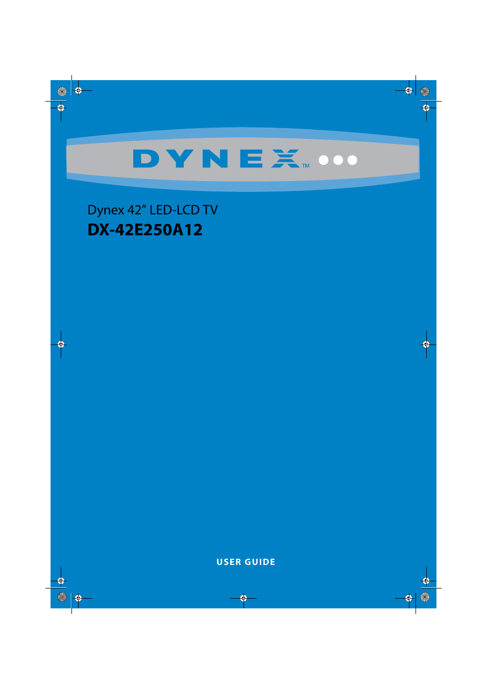 Dynex DX-42E250A12 User Manual | 38 pages