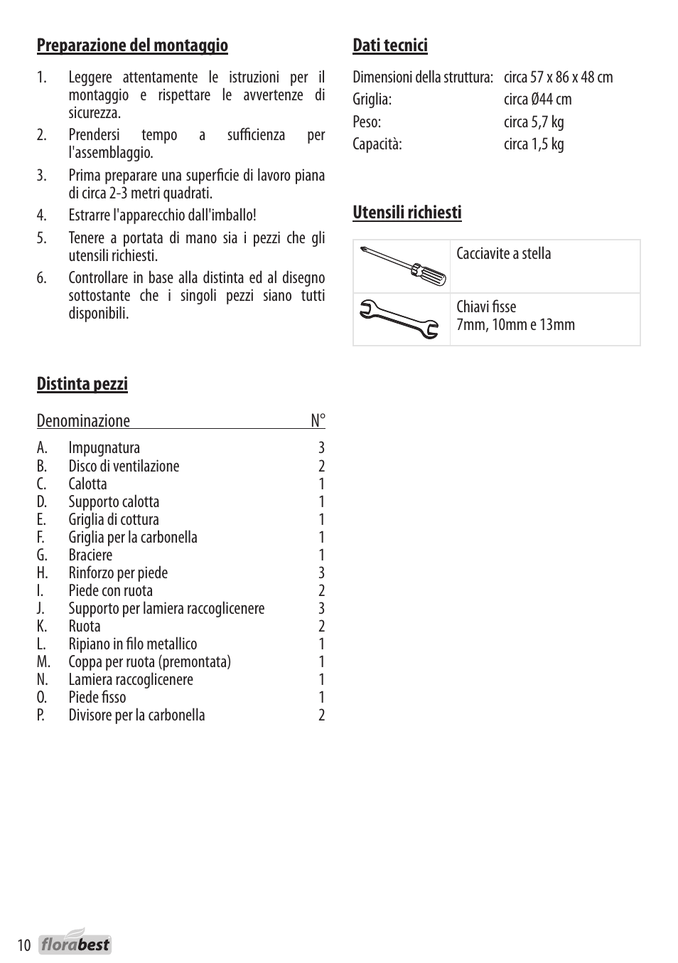 Florabest 1226L7 User Manual | Page 10 / 32