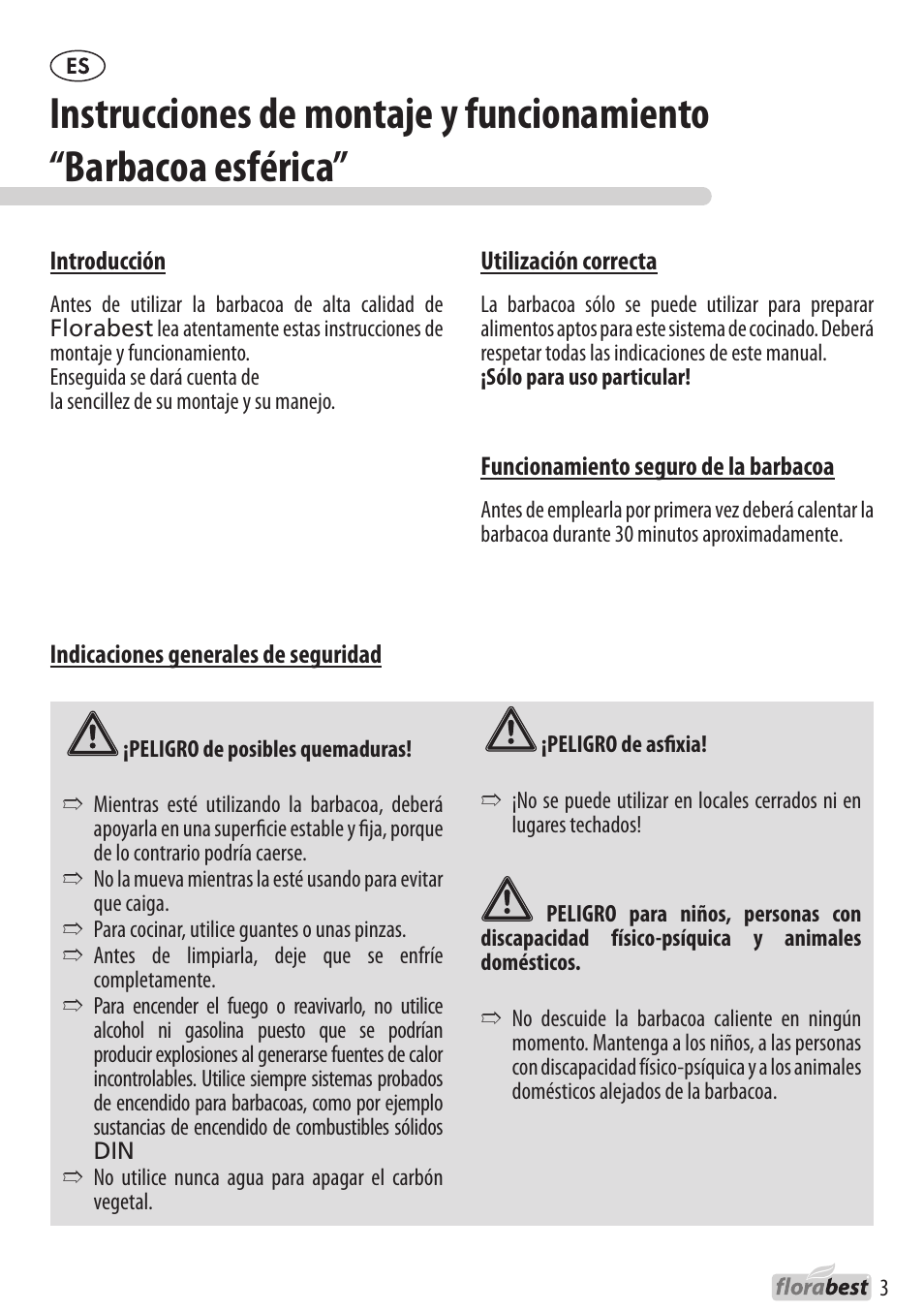 Florabest 1226L7 User Manual | Page 3 / 32