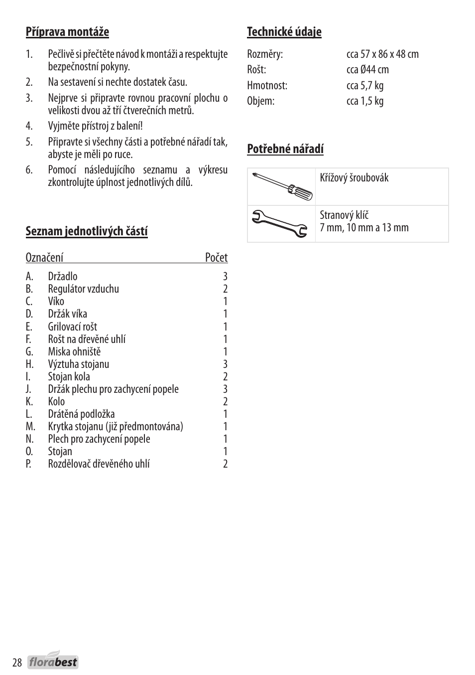 Florabest 1226L7 User Manual | Page 28 / 44