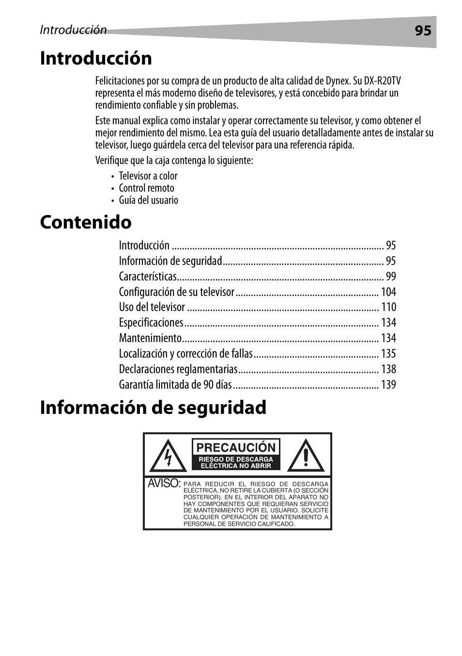 Dynex DX-R20TV User Manual | Page 95 / 142