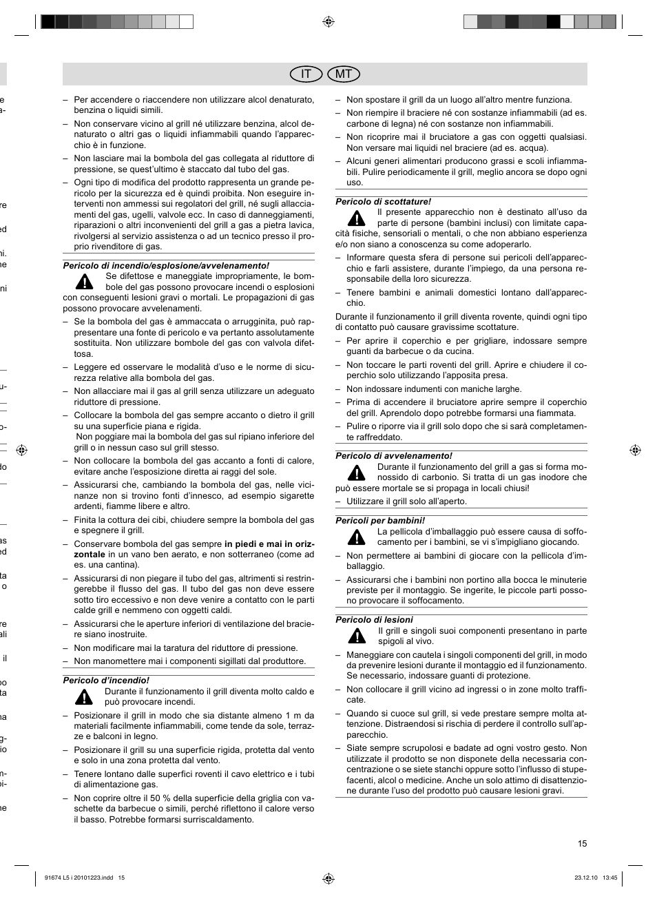 Mt it | Florabest 3201 User Manual | Page 15 / 42