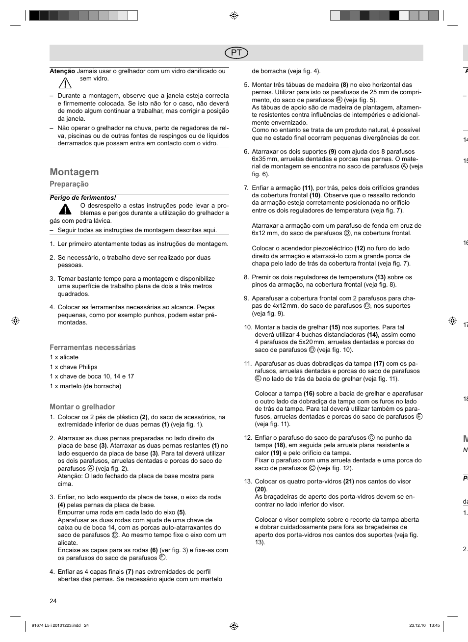 Montagem | Florabest 3201 User Manual | Page 24 / 42