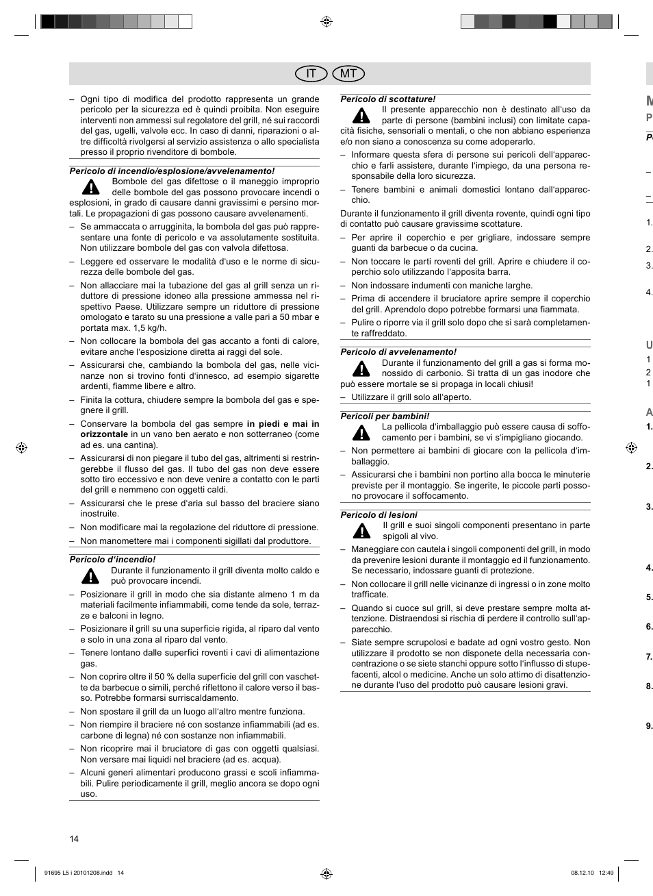 Mt it | Florabest 3202 User Manual | Page 14 / 38