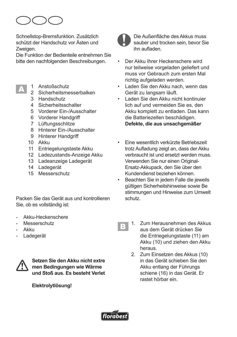 Ladevorgang, De at ch | Florabest FAH 18 A User Manual | Page 106 / 118