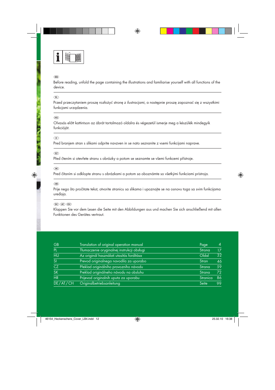 Florabest FAH 18 A User Manual | Page 2 / 118