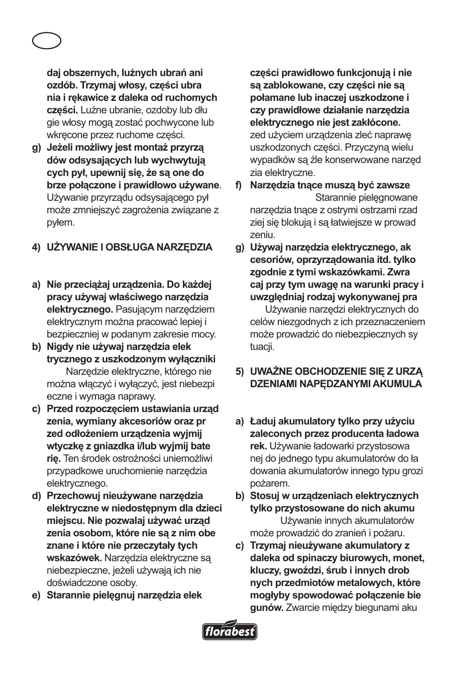 Florabest FAH 18 A User Manual | Page 20 / 118