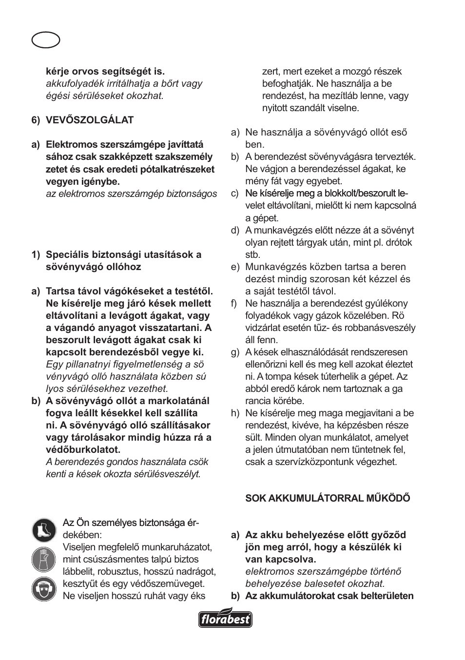 Florabest FAH 18 A User Manual | Page 36 / 118