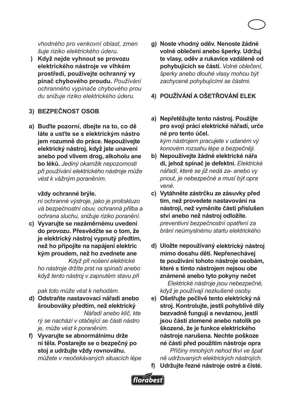 Florabest FAH 18 A User Manual | Page 61 / 118