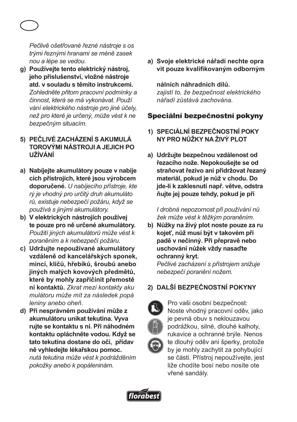 Florabest FAH 18 A User Manual | Page 62 / 118