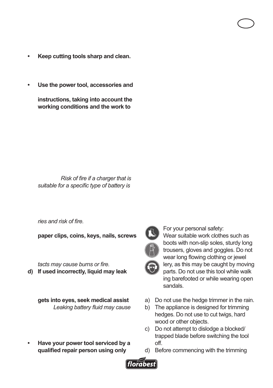 Florabest FAH 18 A User Manual | Page 7 / 118