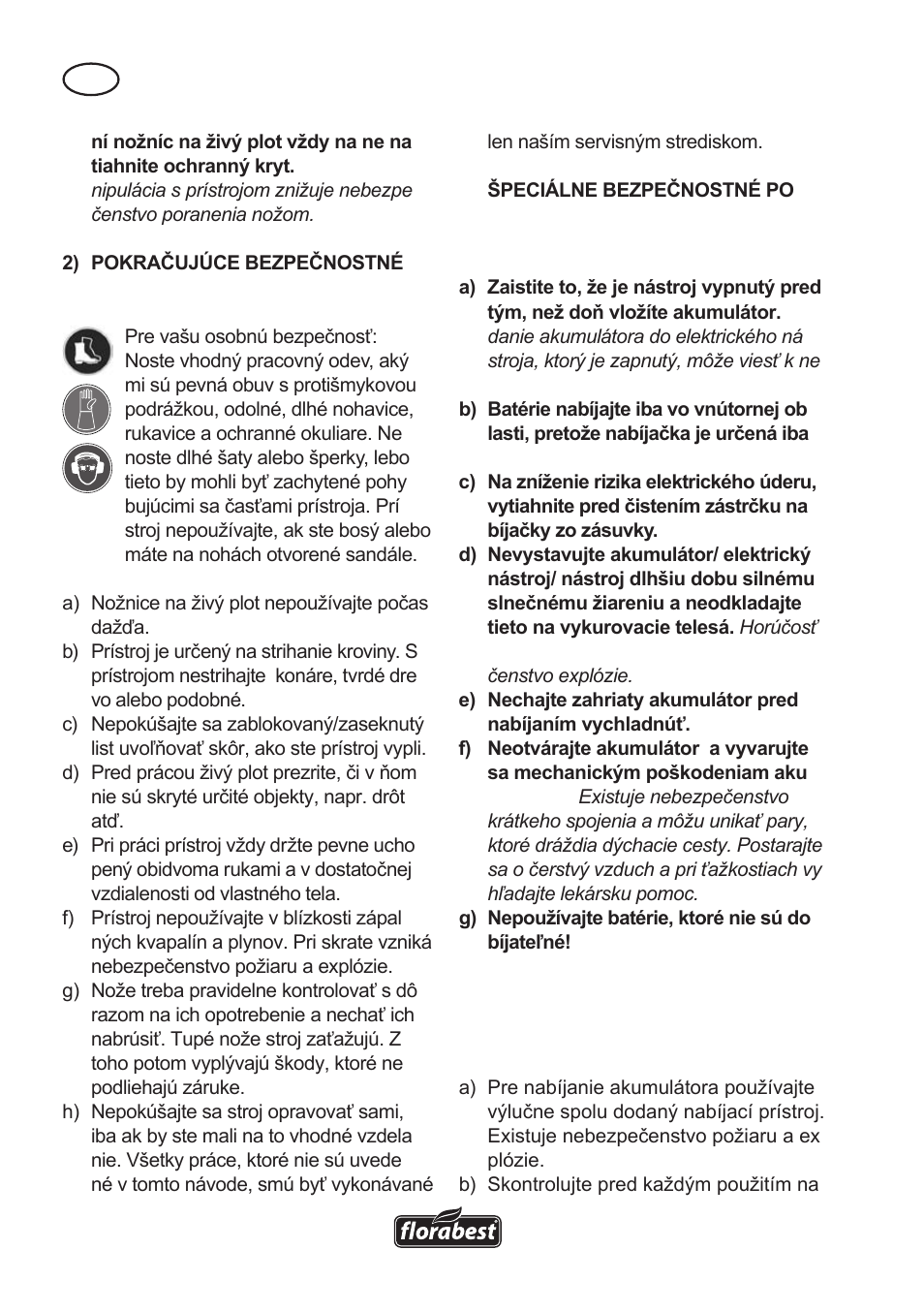 Florabest FAH 18 A User Manual | Page 76 / 118