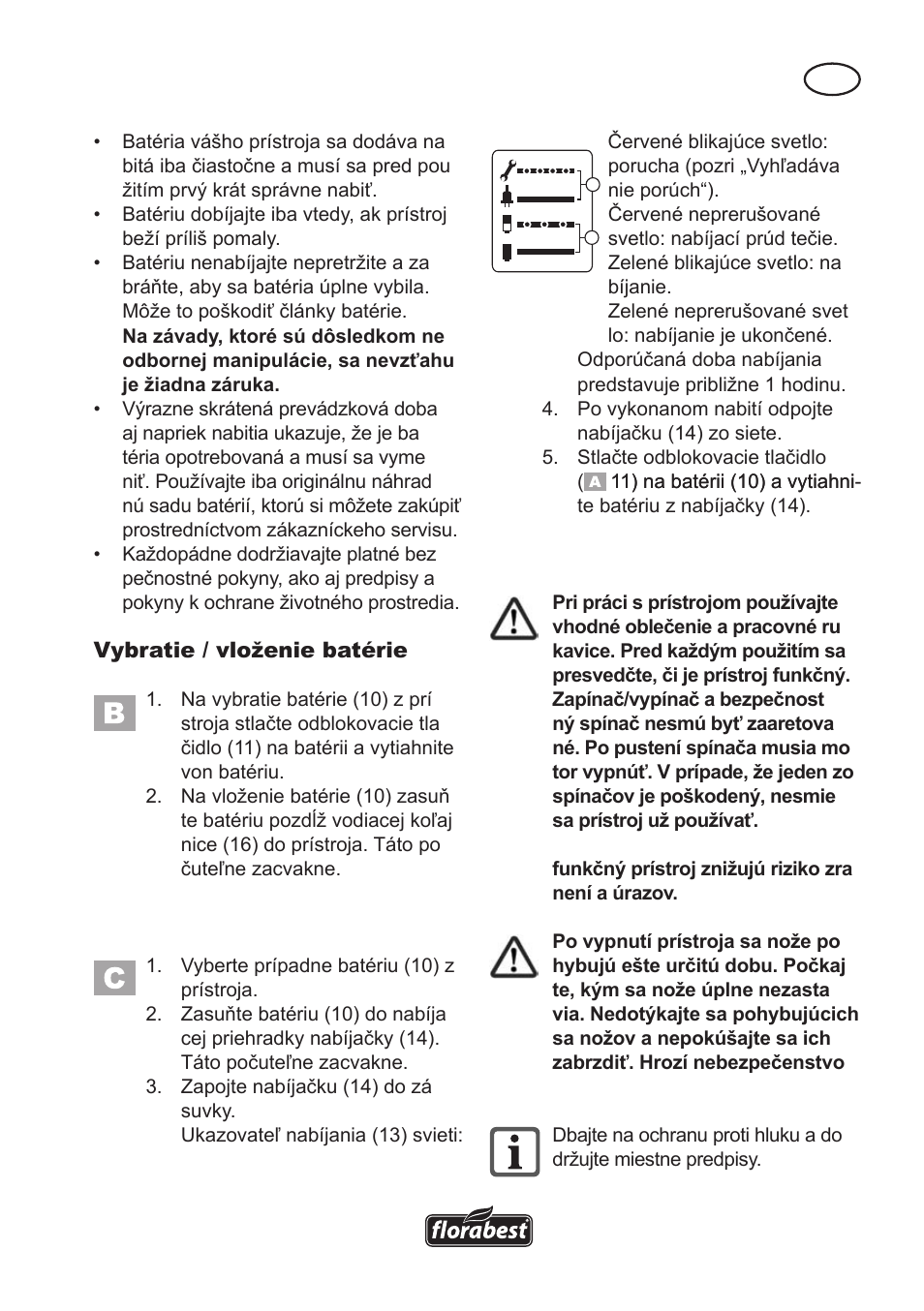 Obsluha | Florabest FAH 18 A User Manual | Page 79 / 118