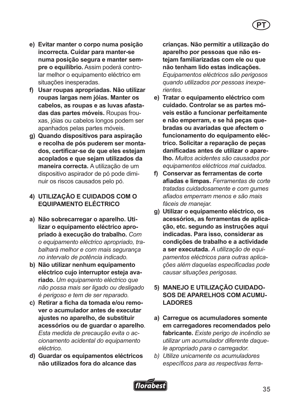 Florabest FGS 10 A1 User Manual | Page 35 / 78