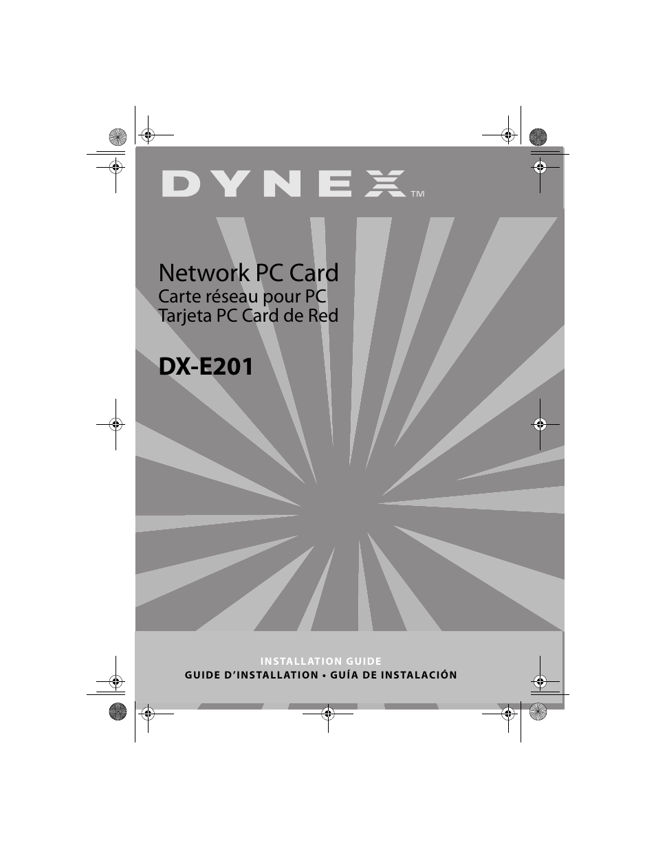 Dynex TARJETA PC CARD DE RED DX-E201 User Manual | 37 pages