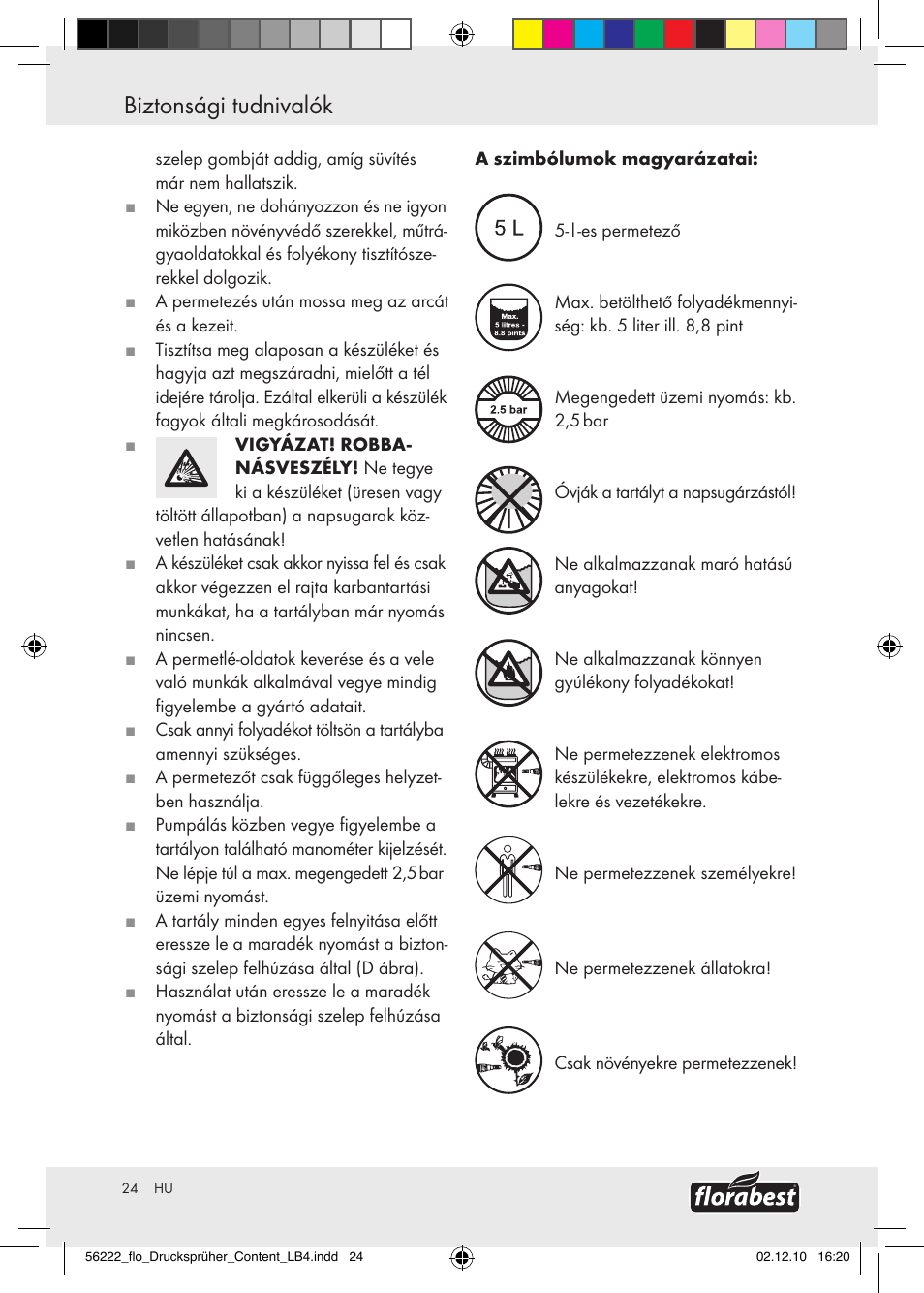 Florabest Z30597 User Manual | Page 22 / 53