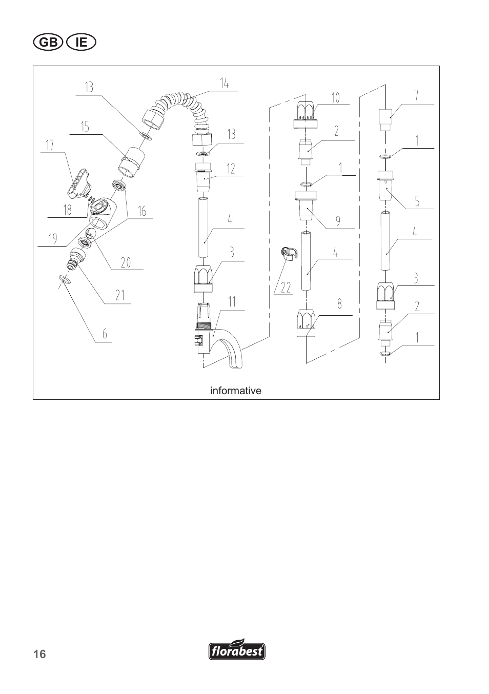 Florabest FRP 350 B1 User Manual | Page 16 / 18
