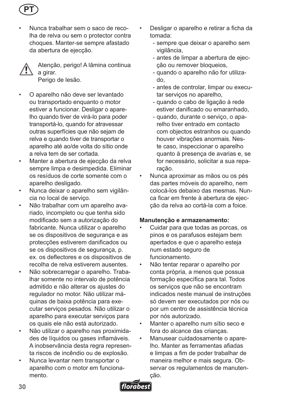 Florabest FRM 1200 A3 User Manual | Page 30 / 66