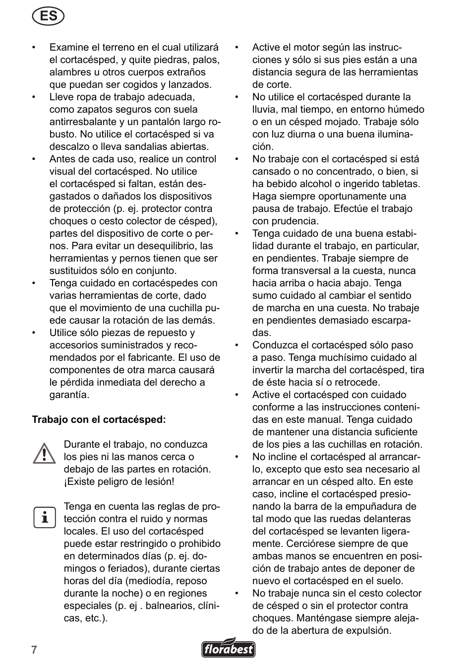 Florabest FRM 1200 A3 User Manual | Page 7 / 66