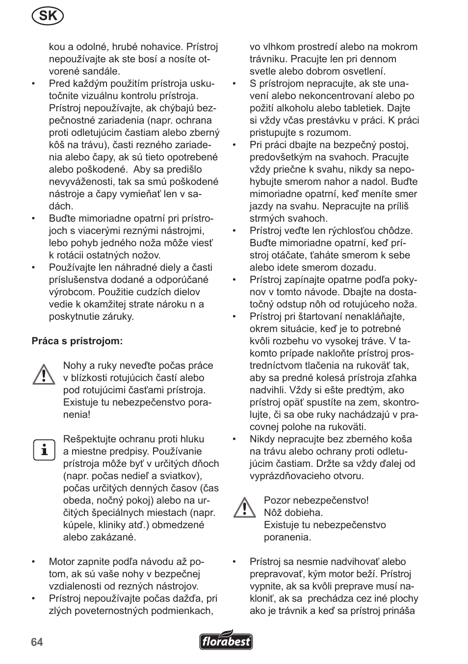 Florabest FRM 1200 A5 User Manual | Page 64 / 90