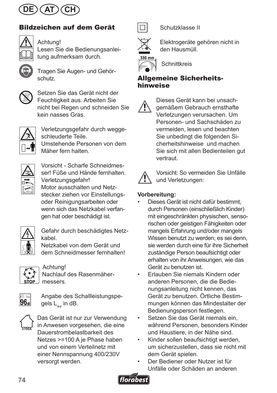 Ch at de | Florabest FRM 1200 A5 User Manual | Page 74 / 90