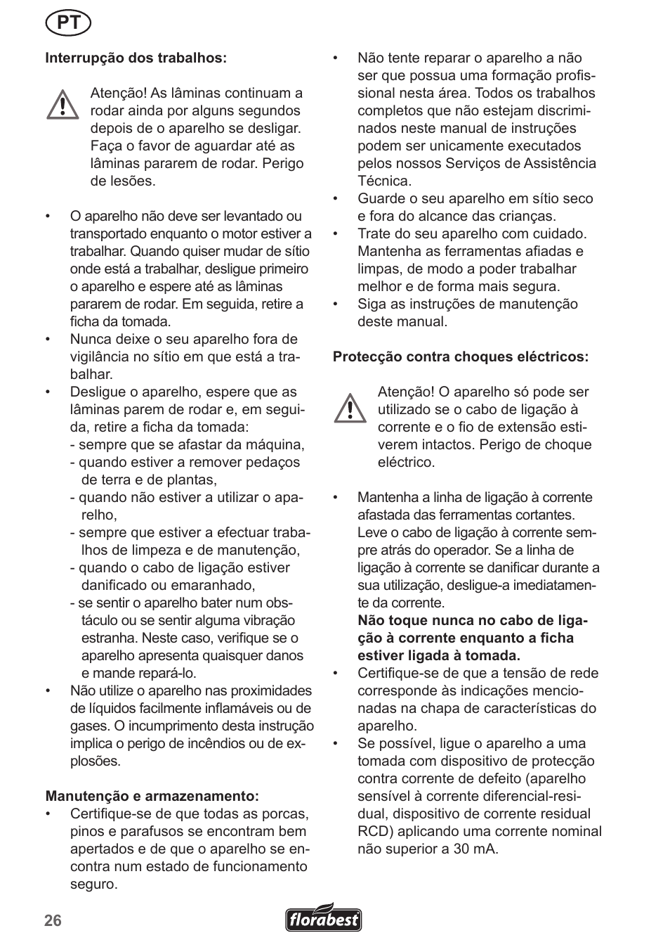 Florabest FGH 710 A1 User Manual | Page 26 / 58