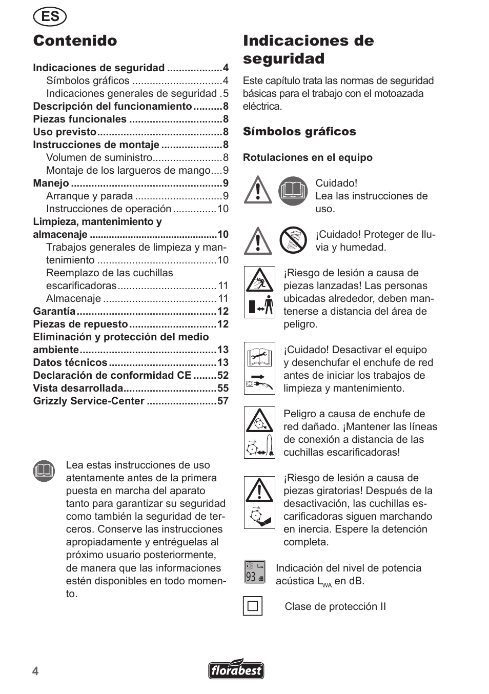 Florabest FGH 710 A1 User Manual | Page 4 / 58