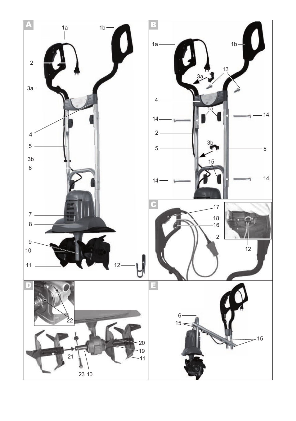 Ad e b | Florabest FGH 710 A1 User Manual | Page 3 / 86