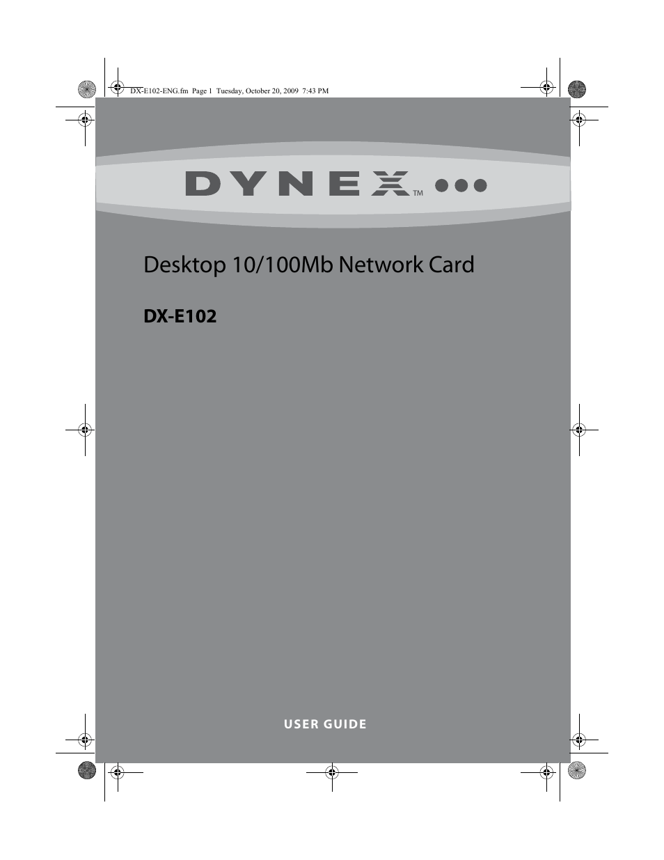 Dynex DX-E102 User Manual | 16 pages