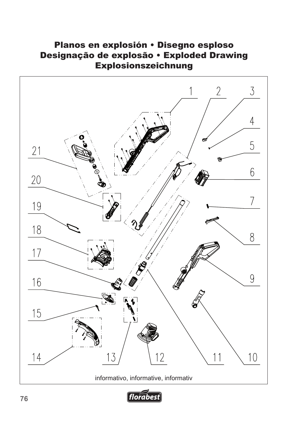 Florabest FRT 18 A1 User Manual | Page 76 / 78