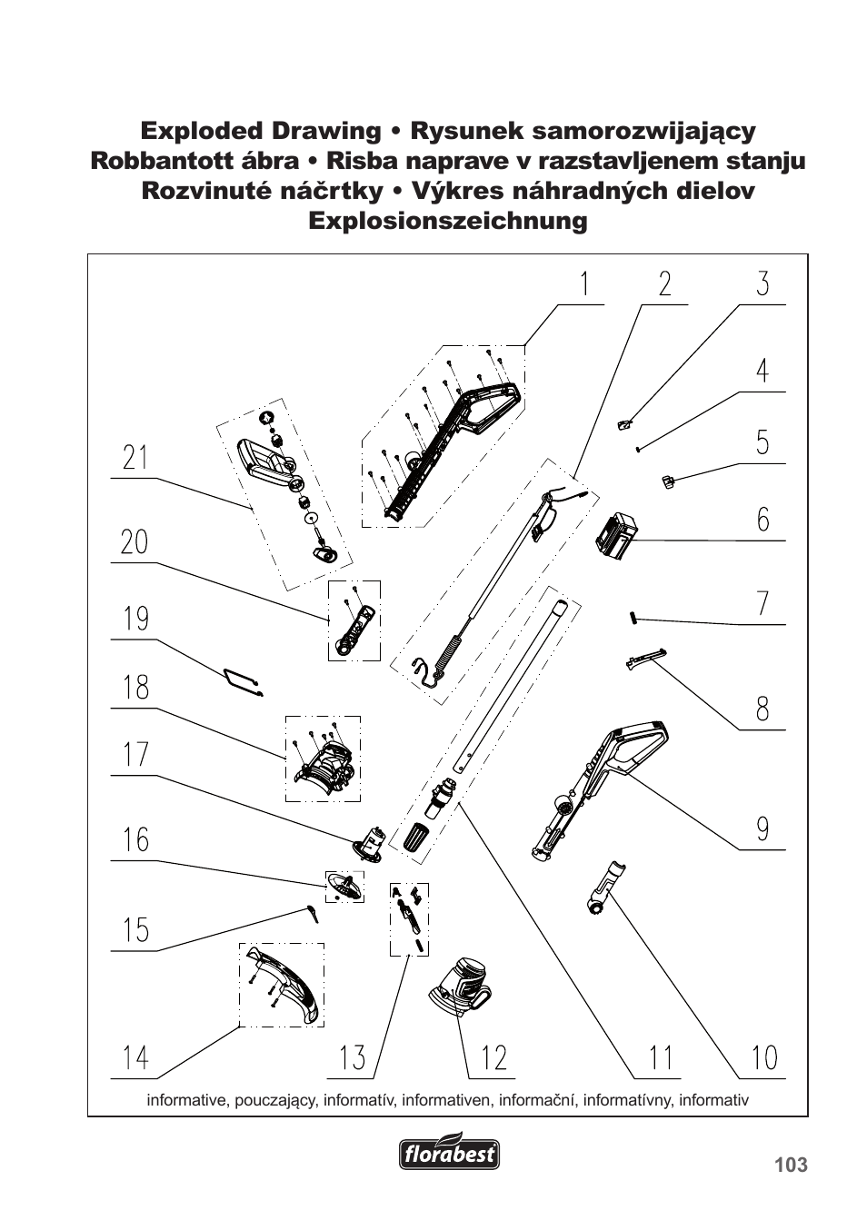 Florabest FRT 18 A1 User Manual | Page 103 / 106