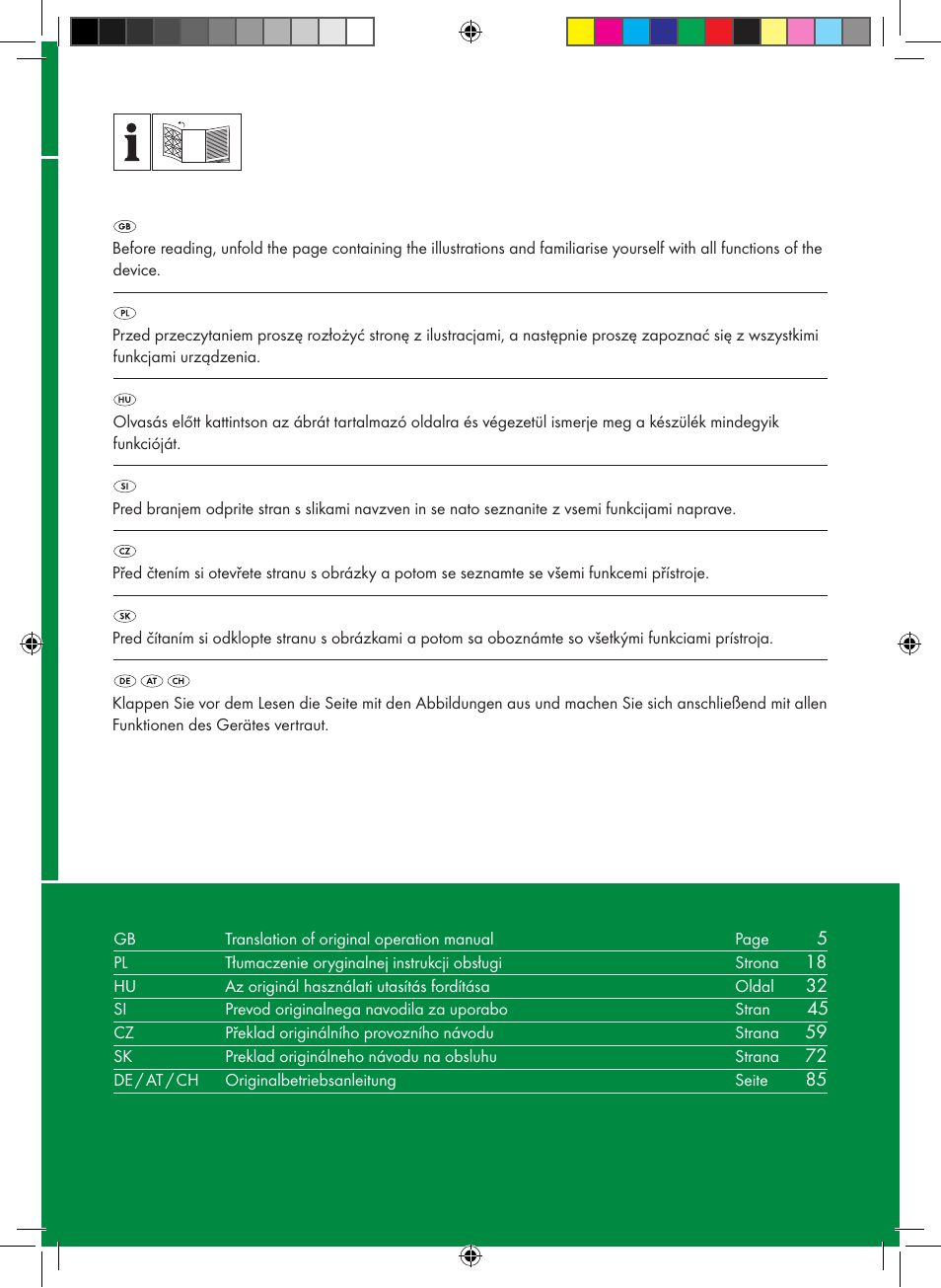 Florabest FRT 18 A1 User Manual | Page 2 / 106