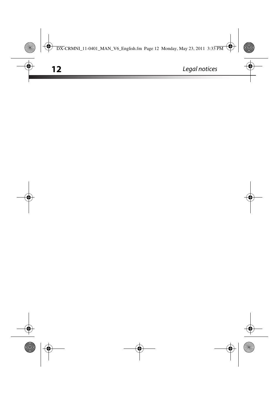 Dynex DX-CRMN1 User Manual | Page 12 / 16