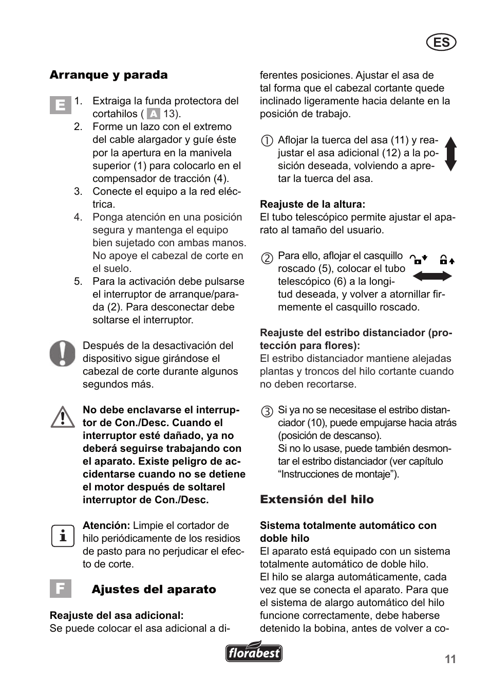 Florabest FRT 450 A1 User Manual | Page 11 / 70