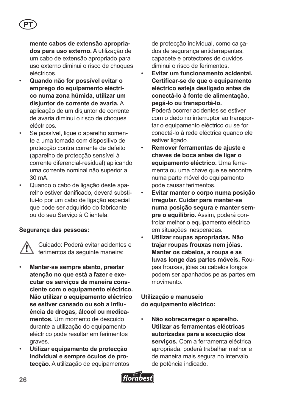 Florabest FHT 600 A1 User Manual | Page 26 / 58