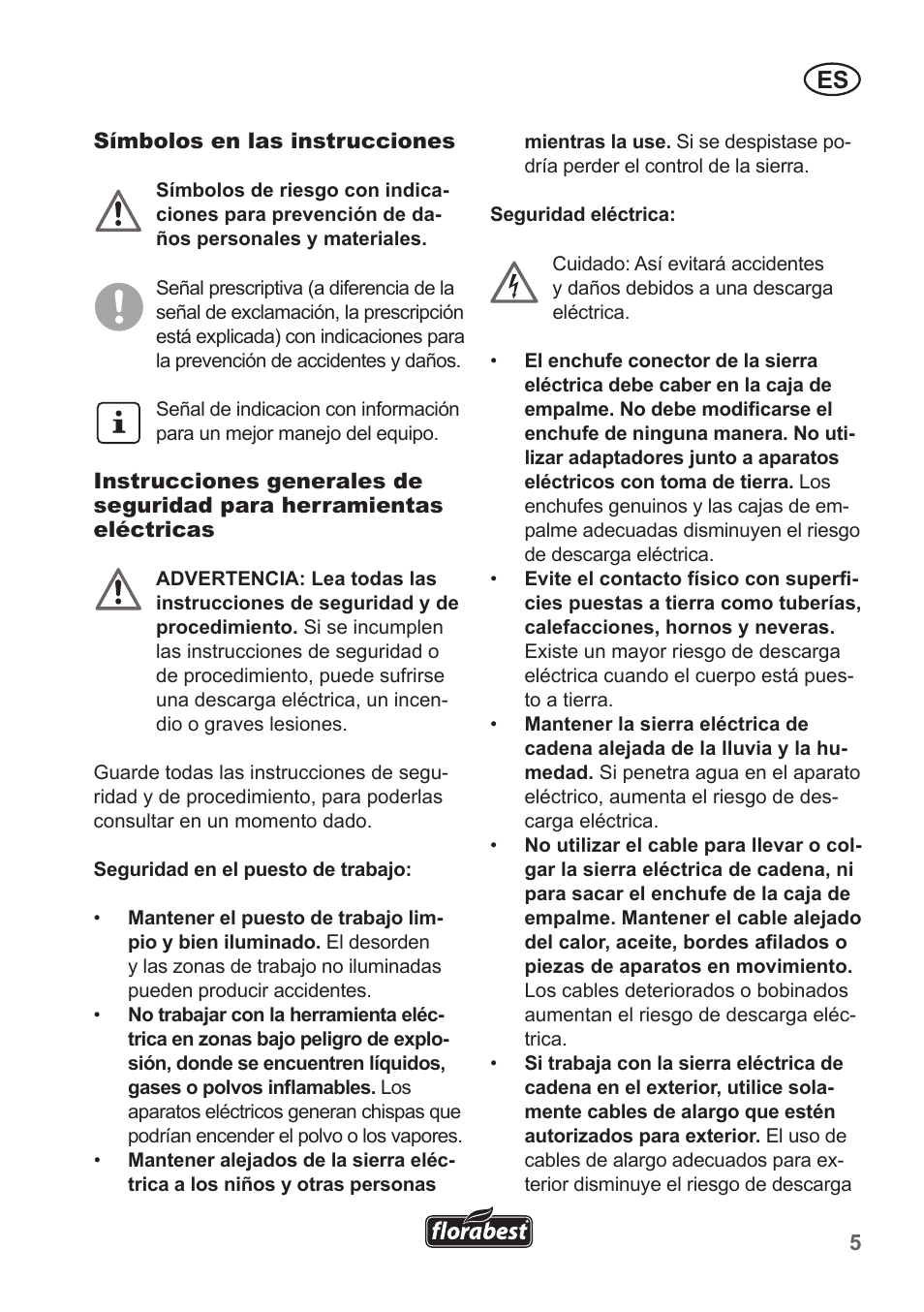 Florabest FHT 600 A1 User Manual | Page 5 / 58