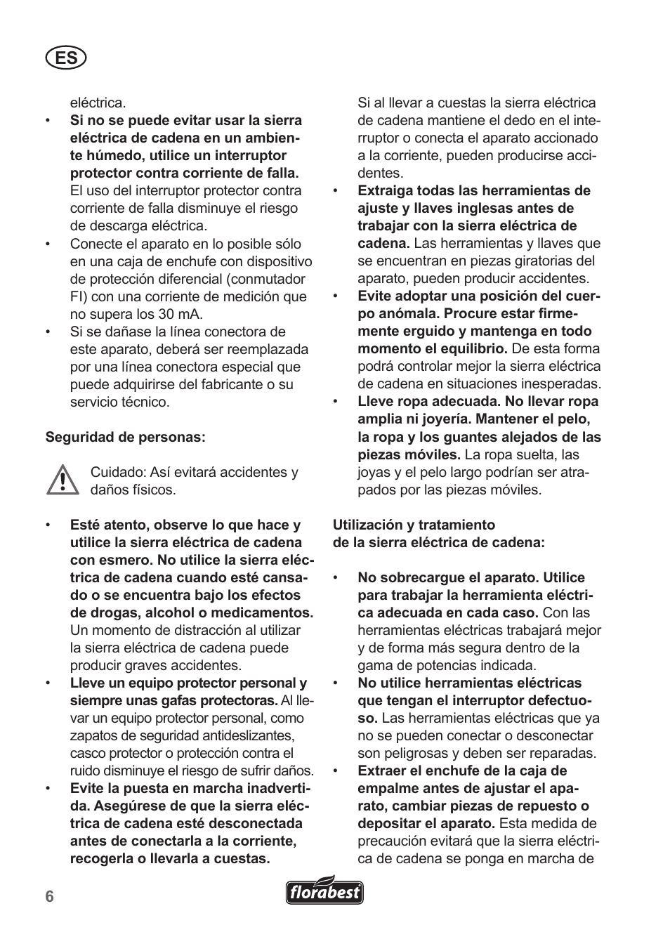 Florabest FHT 600 A1 User Manual | Page 6 / 58
